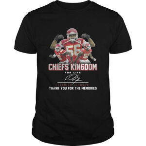 Kansas City Chiefs Kingdom For Life Derrick Johnson Signature Shirt